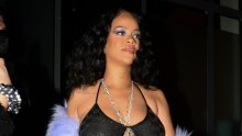 [FOTO/VIDEO] Rihanna s ponosom pokazala trudnički trbuh u noćnom izlasku nakon modne revije