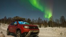 [FOTO/VIDEO] Dacia Duster i Hrvoje Jurić u lovu na polarnu svjetlost: Jedan pustolov, dva psa i jedan terenac