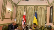 Boris Johnson u Kijevu na sastanku sa Zelenskijem