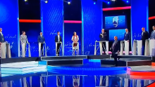 [VIDEO] Slovenska oporba napustila debatu na javnoj TV, a Zmago Jelinčić je baš žurio pa je pao: Pogledajte nezgodu