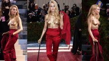 U toplesu i obojana u zlato: Cara Delevingne doslovno je shvatila dress code ovogodišnje Met Gale