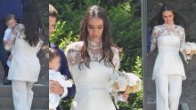 Iznenadila je modnim odabirom: Pogledajte što je umjesto vjenčanice za svoje crkveno vjenčanje odabrala Mia Kramarić