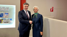 Plenković u Davosu s Lagarde: Zahvalni smo na podršci za pridruživanje eurozoni