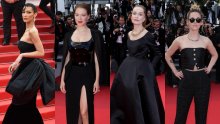 Modni klasik u raznim verzijama: Slavne ljepotice u Cannesu ne kriju opsesiju crnim haljinama