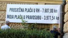 [VIDEO/FOTO] Zaposleni u pravosuđu prosvjeduju diljem Hrvatske