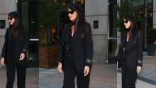 Crno kao provjerena formula: Dakota Johnson izgleda sjajno u sofisticiranom odijelu omiljenog talijanskog brenda