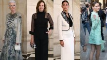 Slavni pohrlili u Pariz: Pogledajte tko je sve bio na modnim revijama kuća Dior i Giambattista Valli u Parizu