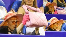 Od teniskih loptica skrivala se iza torbice: Urnebesna reakcija Josipe Lisac nagrađena pljeskom s tribina