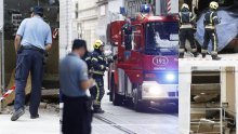 [FOTO/VIDEO] Zatvorena Jurišićeva ulica u Zagrebu! Prilikom radova na dimnjaku urušio se dio zgrade, iskre su frcale na sve strane