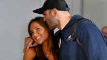 Nakon velike pobjede Filip Hrgović vratio se u Zagreb, a svi su gledali u njegovu prekrasnu suprugu Marinelu