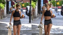 Trbušnjaci u koje se gledalo: Rita Ora u sportskom grudnjaku prošetala centrom Londona