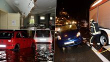[VIDEO/FOTO] U Rijeci nikad nije palo toliko kiše u 24 sata: Nakon tragične noći ispumpavaju se podrumi, oštećen krov na gimnaziji i zgradi Rektorata