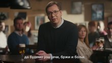 Skandiranje 'Vučiću pederu' srpski premijer iskoristio u predizbornom spotu