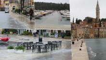[FOTO/VIDEO] Zbog velike kiše i plime problemi diljem Jadrana: More se izlilo na rive od Rovinja pa sve do Šibenika, olujno jugo udara po Splitu i Dubrovniku