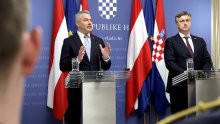 [FOTO] Austrijski kancelar Nehammer nakon sastanka s Plenkovićem jasno poručio: 'Podržat ćemo pridruživanje Hrvatske Schengenu!'