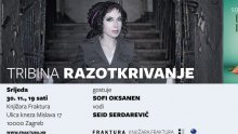 'Razotkrivanje' sa Sofi Oksanen u Knjižari Fraktura