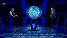 Posljednje izdanje ovogodišnjeg kviza: Znate li vi odgovor na ovo pitanja za pola milijuna kuna u 'Milijunašu'?