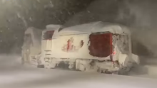 [VIDEO] Pogledajte kako se vlak HŽ-a jedva probijao kroz snježnu mećavu u Lici