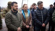 Pejčinović Burić i Zelenski obišli bunker u kojem su Rusi zatočili 400 civila