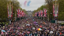 Spektakl na nebu: Pogledajte nastup britanskih pilota na krunidbi kralja Charlesa