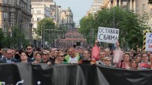 Održan veliki prosvjed protiv Vučića u Beogradu: Ovako nije bilo od kad je Milošević odlazio!