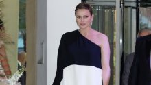 Savršena haljina: Princeza Charlene u dvobojnoj chic kreaciji izgleda prelijepo