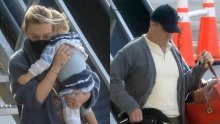 Zakamuflirani Scarlett Johansson i Colin Jost doputovali sa sinom u Los Angeles