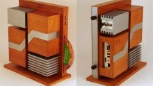 Minijaturno drveno kućište za računalo