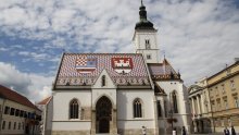 Model of Zagreb's St. Mark's Church unveiled at Brussels Mini-Europe park