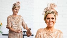 Otkačeni šešir i glamurozna haljina: Kraljica Maxima zna kako stvoriti modnu pomutnju