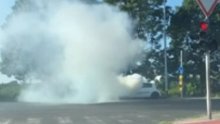 [VIDEO] Gori auto u zagrebačkoj Branimirovoj ulici