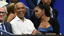 Barack i Michelle Obama u koketnom raspoloženju na US Openu