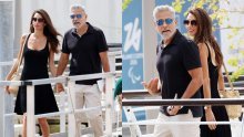 Modno usklađeni par: Amal i George Clooney napustili Veneciju sa stilom