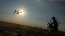 Rusija oborila tri ukrajinska drona, požar u vojnoj jedinici na Krimu