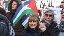 Propalestinski prosvjednici u Londonu traže trajni prekid vatre u Gazi