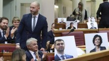 Habijan izabran u Vladu, SDP-ovci složili fotografije bivših ministara i napustili sabornicu