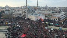 Deseci tisuća prosvjedovali u Istanbulu, gomila vikala: 'Smrt Izraelu, van iz Palestine'