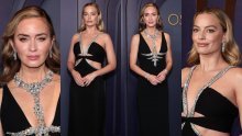 Kao da su se dogovorile: Margot Robbie i Emily Blunt odjenule gotovo identične haljine