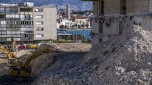 Nastavljeni radovi na demoliranju hotela Marjan u Splitu, evo kako to izgleda