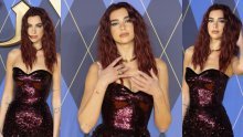 Glamurozno izdanje: Dua Lipa istaknula zavodljivu liniju u efektnoj crvenoj haljini