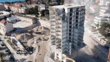 Od zgrade ostao samo kostur: Nastavljeno rušenje hotela Marjan