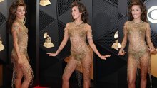 Zvijezda Grammyja: Miley Cyrus nosila je pet stajlinga, a o ovoj 'goloj' haljini svi pričaju