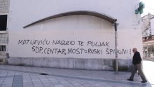 U centru Splita opet osvanuli uvredljivi grafiti protiv Puljka, Ivoševića i drugih