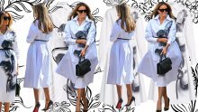 Veliki povratak Melanije Trump: Bivša prva dama u jednoj od najljepših košulja haljina