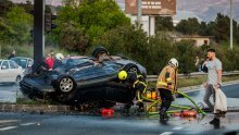 Detalji nesreće u Kaštelima: Vozač motora prošao je kroz crveno,poznati je recidivst