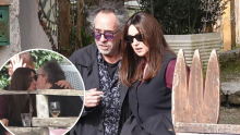 Monica Bellucci i Tim Burton nisu odoljeli poljupcima u javnosti