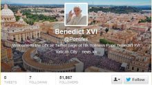 Izbrisani svi tweetovi Benedikta XVI.