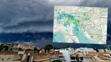 Najavljena oluja u Hrvatskoj: Pogledajte kako stiže sa zapada