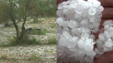 Strašna tuča pogodila unutrašnjost Istre, zbog leda obustavljen promet