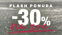 Jedinstvena ljetna ponuda! Čak 30% popusta čeka te na sav asortiman uz koji ćeš ovo ljeto blistati